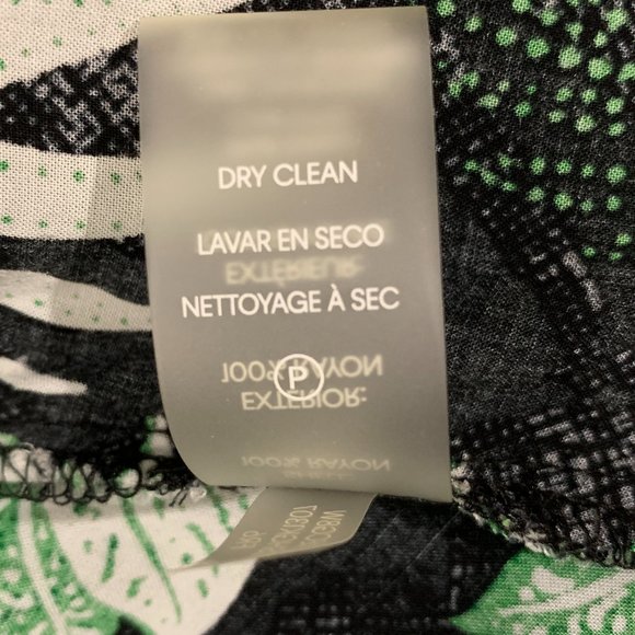 Calvin Klein Tropical Faux Wrap Romper - Picture 8 of 8